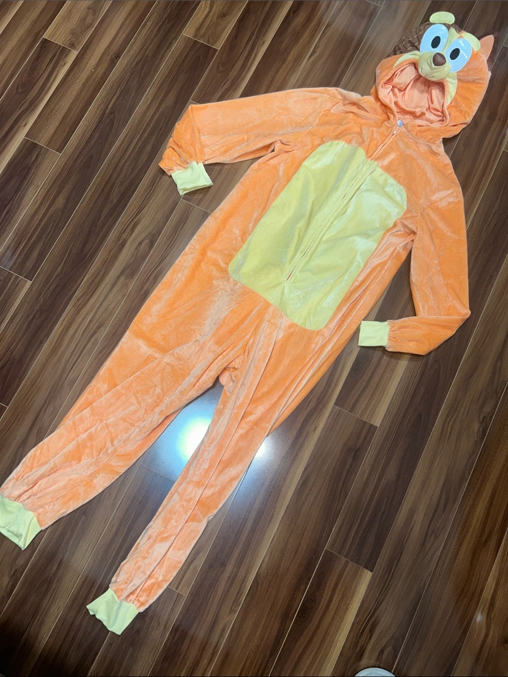 Large / XL adult BIngo from Bluey Halloween costume / pajama
